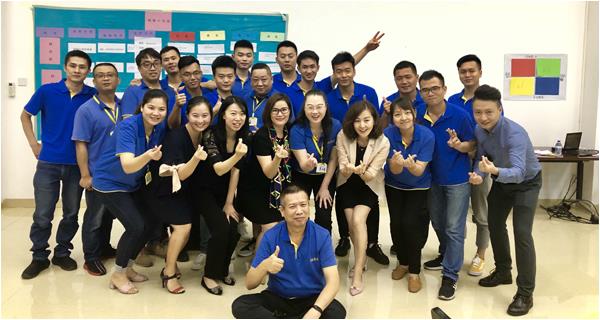 Shanghai Unilever held a sales training meeting at Pinjia